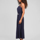 VESTIDO AZUL MARINHO PEDRAS