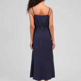 VESTIDO AZUL MARINHO PEDRAS