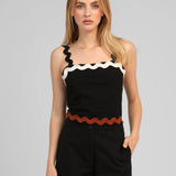 CONJUNTO TOP E CALÇÕES PRETO